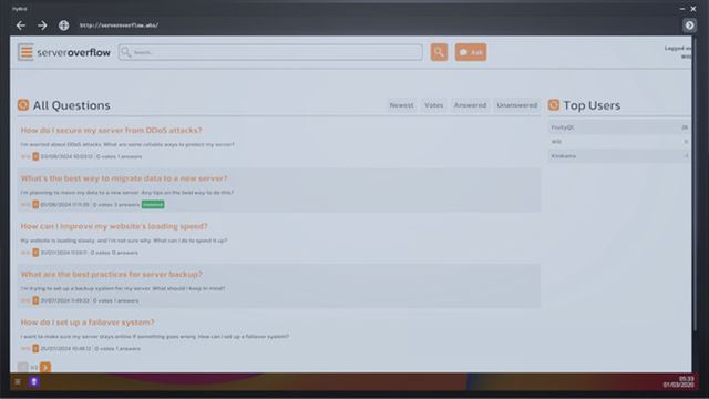 Hình ảnh trong game Web Host Simulator Early Access