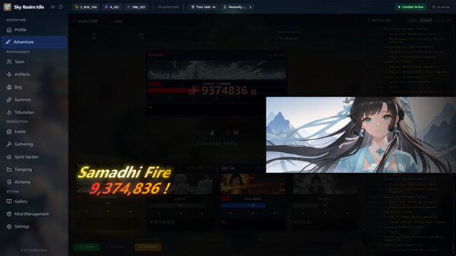 Hình ảnh trong game Sky Realm Idle-TENOKE