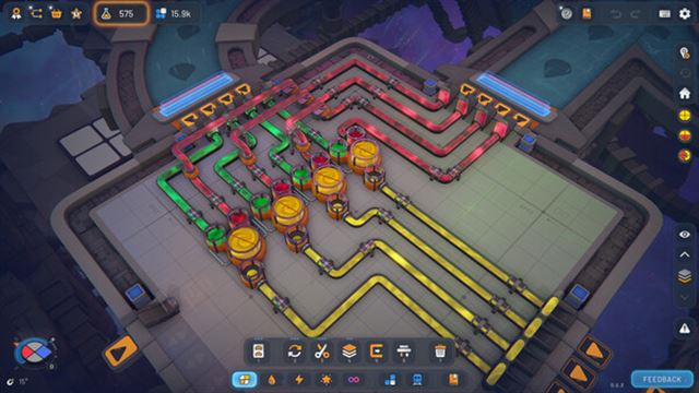 Hình ảnh trong game shapez 2 Factory-RUNE