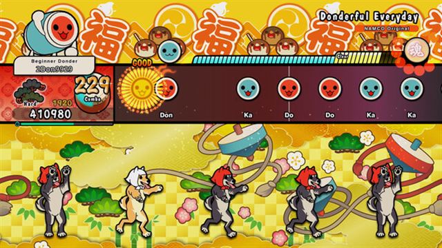 Hình ảnh trong game Taiko no Tatsujin Rhythm Festival v2.1.0-P2P