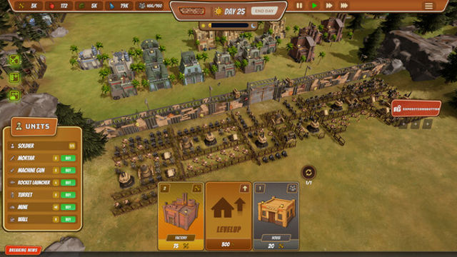 Hình ảnh trong game City Defense Z-GoldBerg