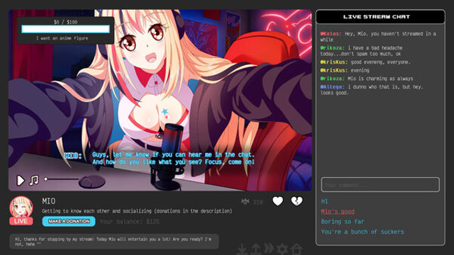 Hình ảnh trong game I Hate My Waifu Streamer v1.0.5-P2P