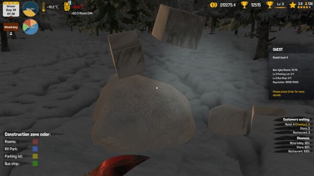 Hình ảnh trong game Arctic Motel Simulator v3.0.1-P2P