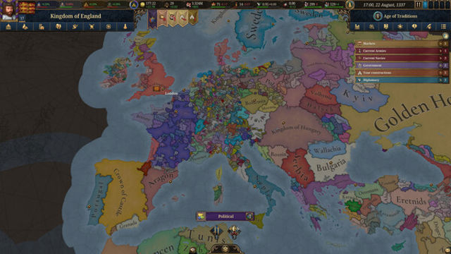 Hình ảnh trong game Europa Universalis V v1.0.2-P2P