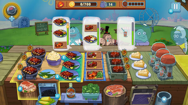 Hình ảnh trong game SpongeBob Krusty Cook Off-TENOKE
