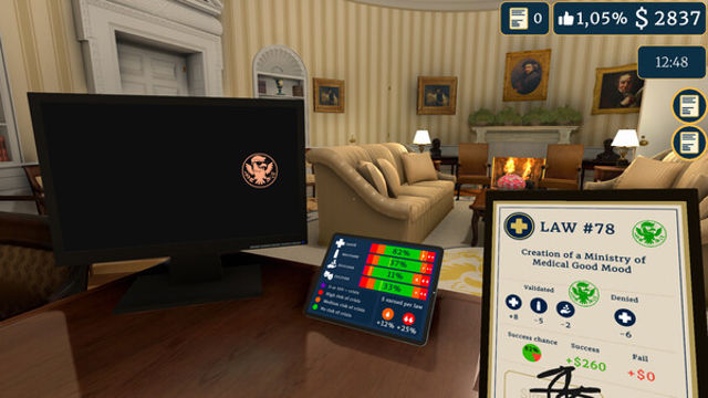 Hình ảnh trong game President Simulator Early Access