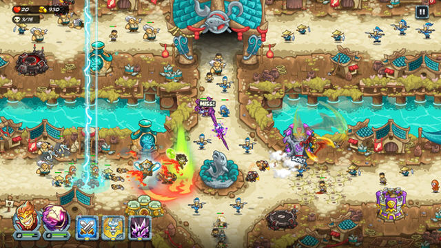 Hình ảnh trong game Kingdom Rush 5 Alliance TD Wukongs Journey Campaign-TENOKE