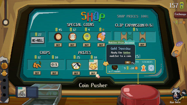 Hình ảnh trong game RACCOIN Coin Pusher Roguelike-GoldBerg