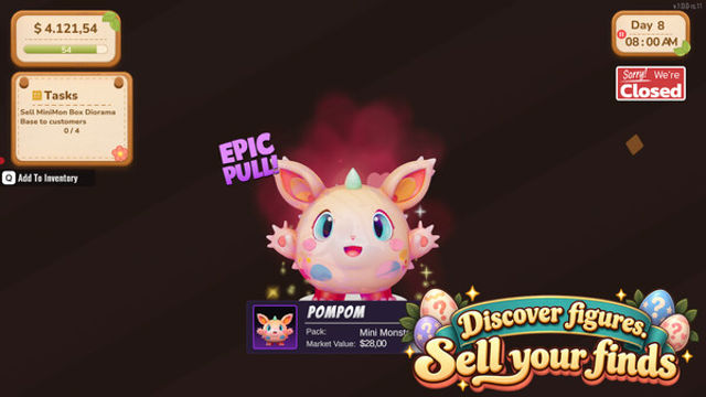 Hình ảnh trong game Mystery Egg Shop Simulator-GoldBerg