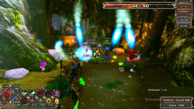 Hình ảnh trong game Dungeon Defenders Warden Hero-TENOKE