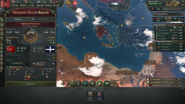 Hình ảnh trong game Victoria 3 v1.9.7-P2P