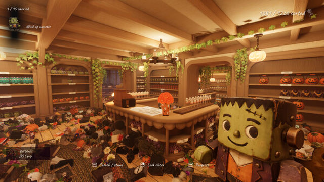 Hình ảnh trong game Tidy Up the Halloween Shop-P2P