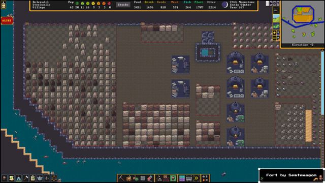 Hình ảnh trong game Dwarf Fortress v51.07-P2P