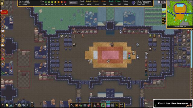 Hình ảnh trong game Dwarf Fortress v52.04-P2P