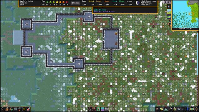 Hình ảnh trong game Dwarf Fortress v52.01-P2P