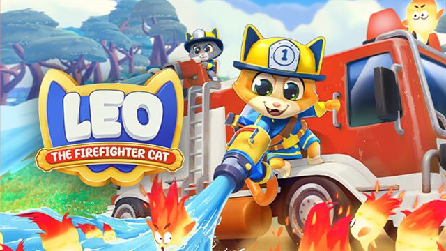Leo The Firefighter Cat-TENOKE